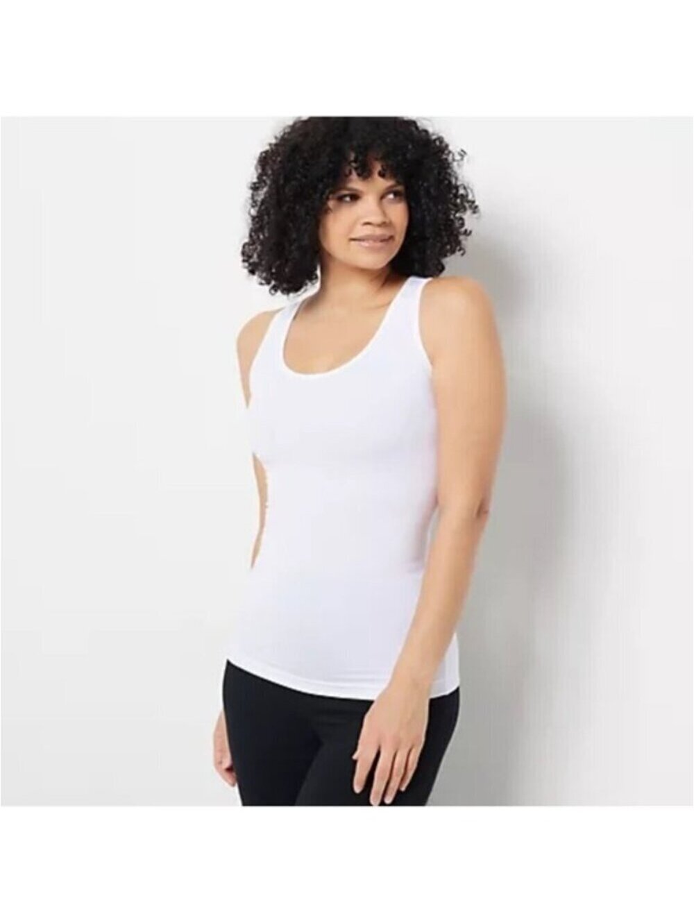 Tommie Copper Lower Back Support Tank White Large NWT